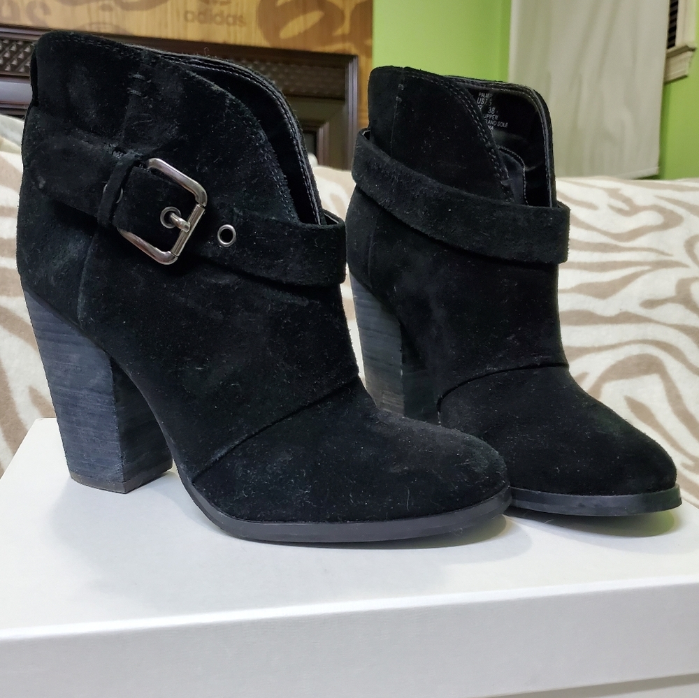 Black ankle boots